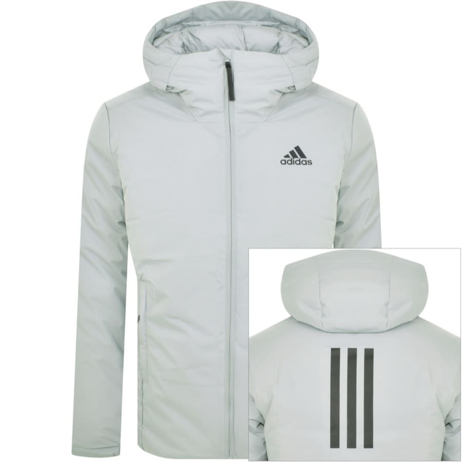 Adidas white jacket men on sale